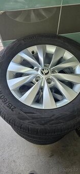 Alu kola 5x112 R16 Oreginál Škoda 215/60/R16