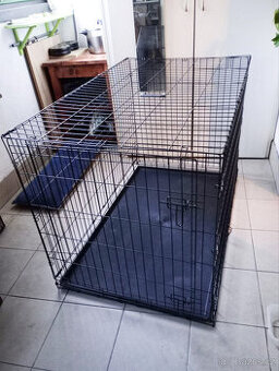 Skládácí klec XXL - 122 x 84 x 76 cm