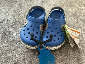 Crocslights Shark modré C11 C12 C13
