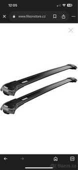 Thule WingBar black na Superb 3 combi