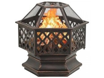 Nové rustikální ohniště - průměr 65 cm