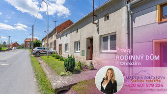 Prodej, řadový rodinný dům, pozemek 709 m2, Ohrozim