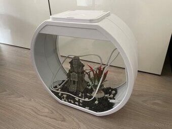 Akvarijni set Sealand Deco O mini akva komplet 10 l bílý