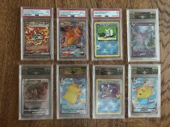 Pokémon ohodnocené karty od  PSA a AP