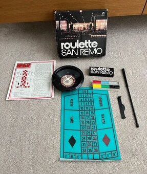 Retro hra Ruleta, rok 1986