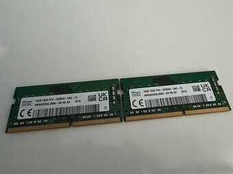 Operační paměťi SKHynix 16GB(32GB), DDR4, 3200Mhz