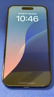 iPhone 15 Pro 128GB Black Titan, krásný stav