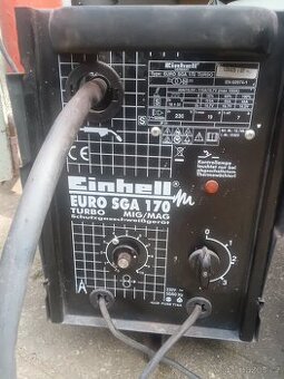 Co svářečka einhell euro sga 170 MIG/MAG včetně bomby