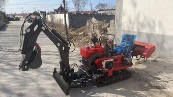 Pásový traktor 25HP včetně příslušenství