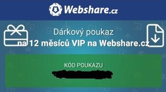 Webshare 1 VIP rok poukaz | 3 ROKY 1450 CZK |