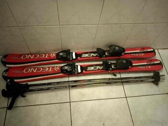 krátké lyže, Lyže pro děti, Lyže a hůlky - 1