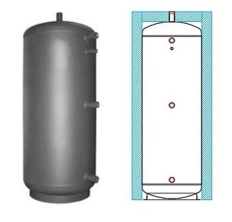 Akumulační nádoba PS900 ES (859l), včetně izolace