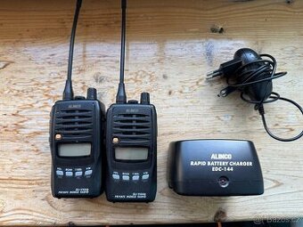 2× Alinco DJ-V446 – profesionální radiostanice, TOP stav