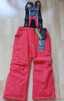 Nové dívčí zimní lyžařské kalhoty, oteplovačky, 110/116