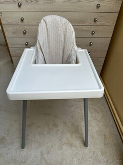 IKEA vysoká dětská židle s podnosem