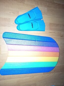 Ploutve, dětské velikost 25-29, plavací deska