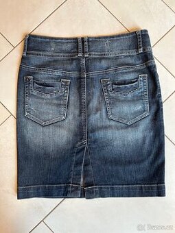 Riflová sukně zn. Orsay vel. 38 - TOP