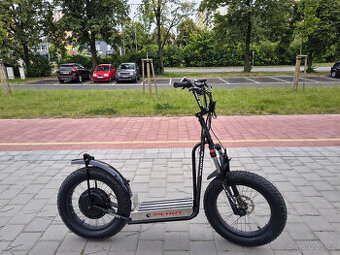 Elektrokoloběžka PERUT BAT, dojezd 88 km, bohatá výbava -