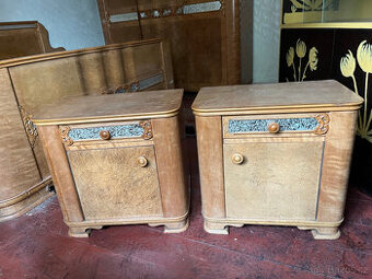 Starožitná sada nábytku do ložnice - za odvoz