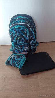 Školní batoh topgal +batoh+pouzdro+organizér