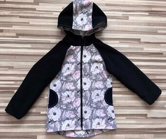 Softshellová květovaná bunda