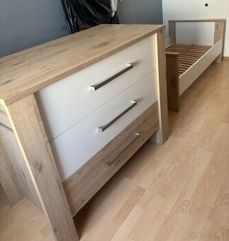 Luxusní dětský pokoj PAIDI Franka (3-dílný set) –TOP STAV