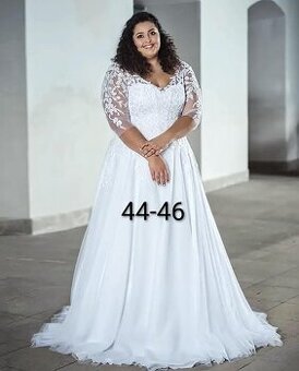 NOVÉ KRAJKOVÉ svatební šaty MERI