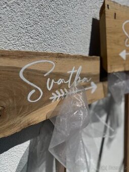 Svatební cedule