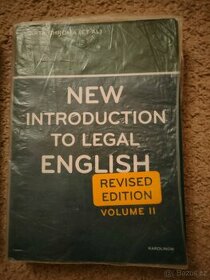 New Introduction to Legal English, vol. II revised edition,