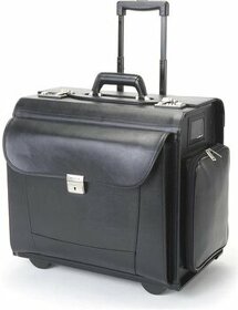 Pilotní kufr kožený - kvalitní - 1
