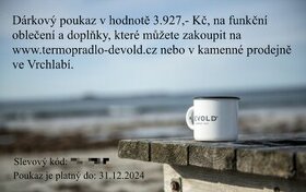 Darkovy poukaz termopradlo-devold.cz