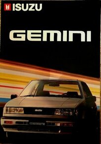 Isuzu Gemini - 1986 - Prospekt - Rarita - VÝPRODEJ 