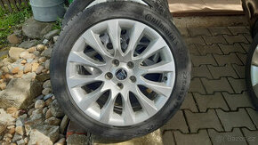 Alu kola Škoda R17 5X112 letní pneu 225/45 R17 91Y