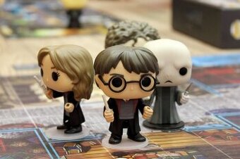 Funko Pop Harry Potter - 4 figurky - desková hra - 1