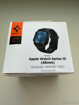 Spigen Rugged Armor Pro Matte Black Apple Watch 10 46mm