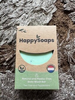 HappySoaps Mýdlo na tělo: Tea tree a peppermint