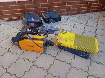 Svářečka Kowax GeniArc 160Evo + 2x přilba a balík elektrod