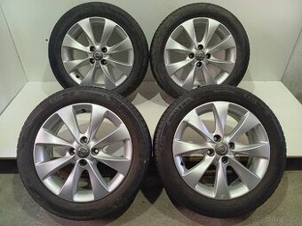 Letní alu kola OPEL 4x100 R16 ET40 pneu 195/55/16/