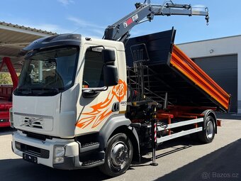 VOLVO FL280 SKLÁPĚČ TŘÍSTRANNÝ HYDRAULICKÁ RUKA HIAB