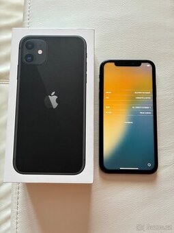 Apple Iphone 11 64gb černý. Super Stav.