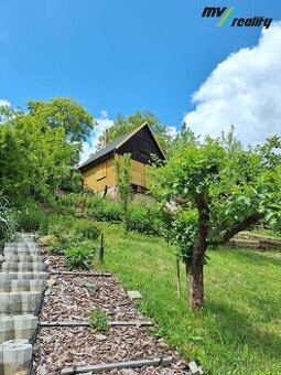 Prodej chaty 37 m2 - Podmoky u Golčova Jeníkova, pozemek 444 - 1