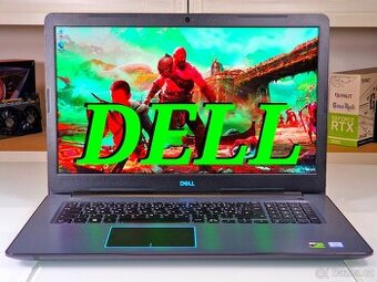 Herní notebook DELL | 17,3" | i7-8750H | GTX 1050Ti | 16GB