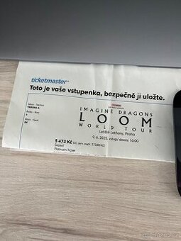 Predám 2 platinové vstupenky na Imagine Dragons