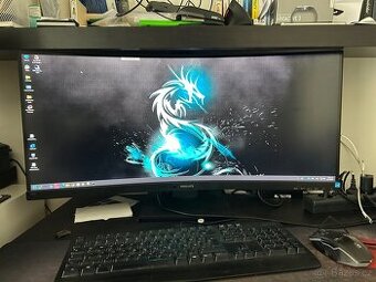 Monitor 34” prohnuty 21:10