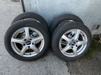 Alu. kola na BMW 3 - zimní 205/55/16 Semperit 5-6mm