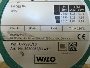 Hlava Motoru WILO DN80/1-10