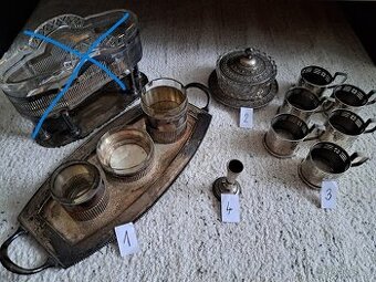 starožitné věci z alpaky z I. republiky