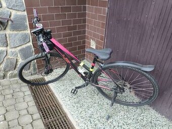 Prodám horské kolo 4EVER PULSE DISC černá/růžová