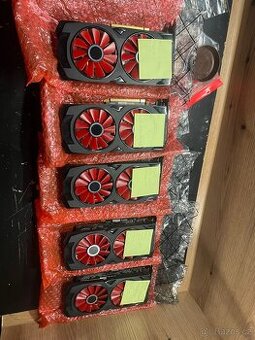 Graficka karta XFX RX 570 580 8GB nefunkční