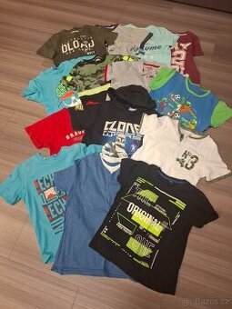 Tričko/trička balík vel. 122, 128, 134, 140, 146